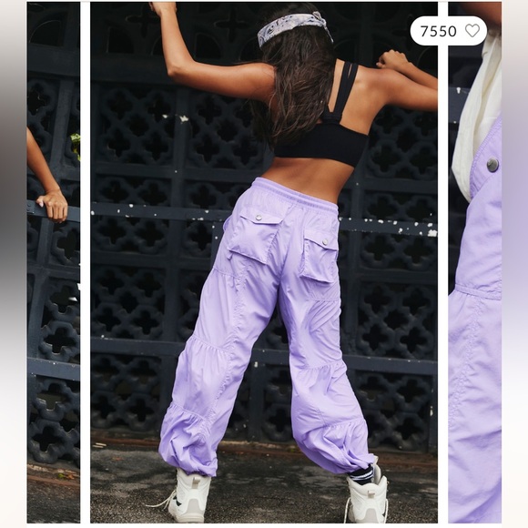 NWT ๐ Sold out color ๐ Free People FP Movement Set Me Free Pants (size M) - Picture 2 of 13